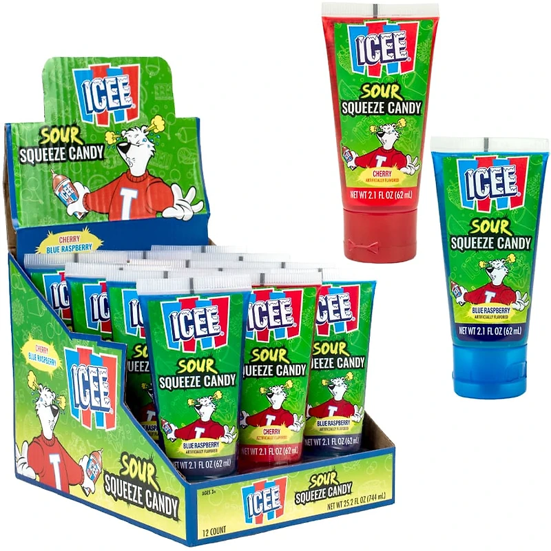 ICEE Sour Squeeze Candy Assorted Flavors