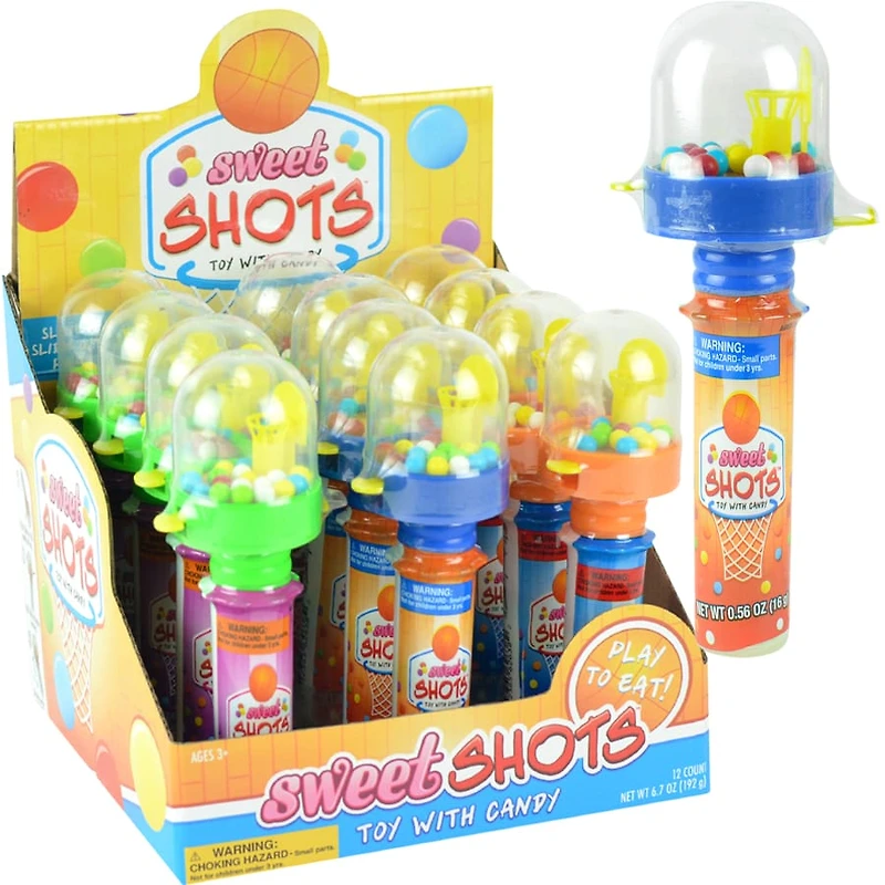 Sweet Shots Basketball Toy with Candy