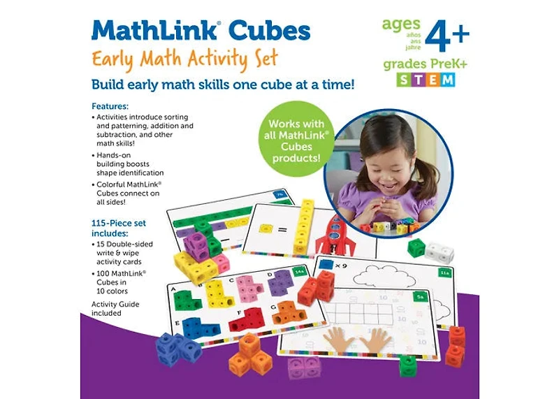 Mathlink Cubes Early Math Activity Set