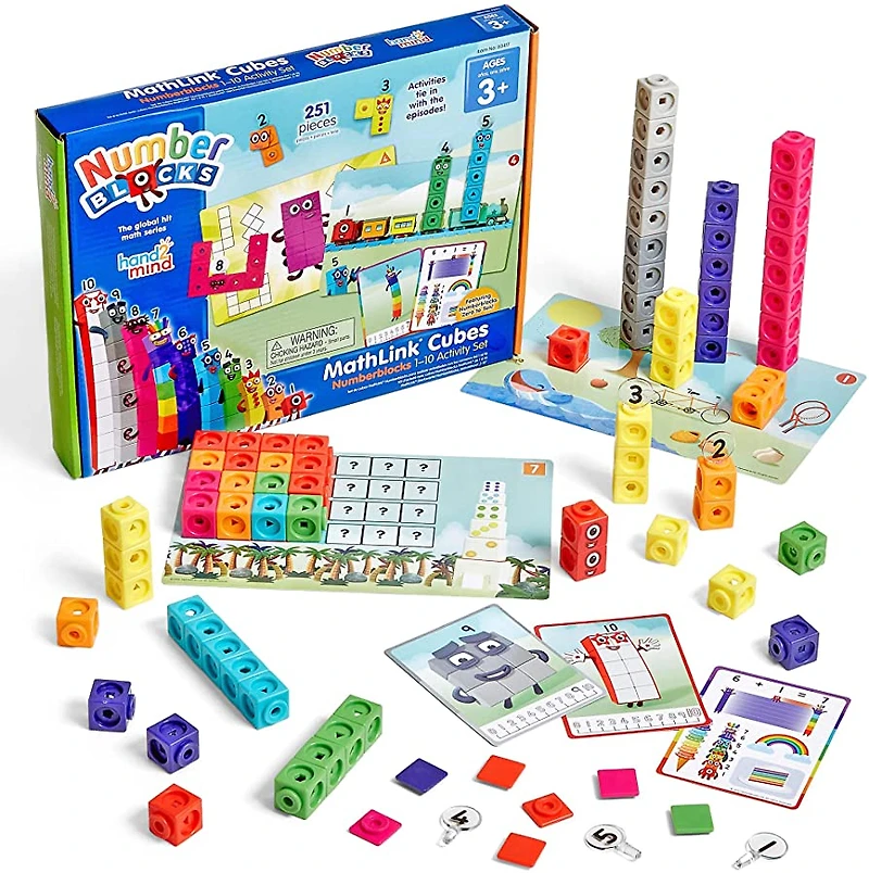 Mathlink Cubes, Numberblocks 1-10 Set