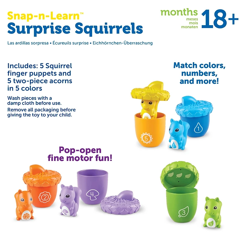 Snap-n-Learn Surprise Squirrels