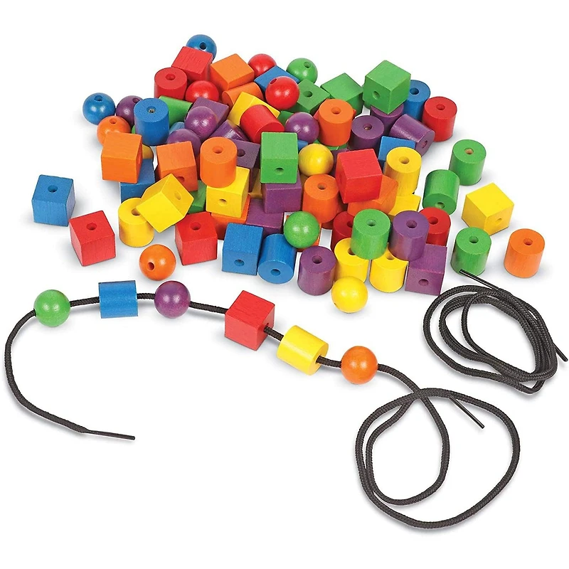 Wooden Beads - Lacing
