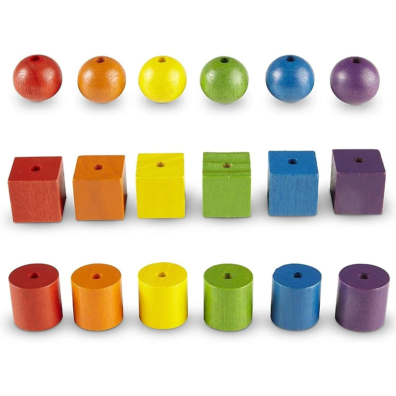 Wooden Beads - Lacing