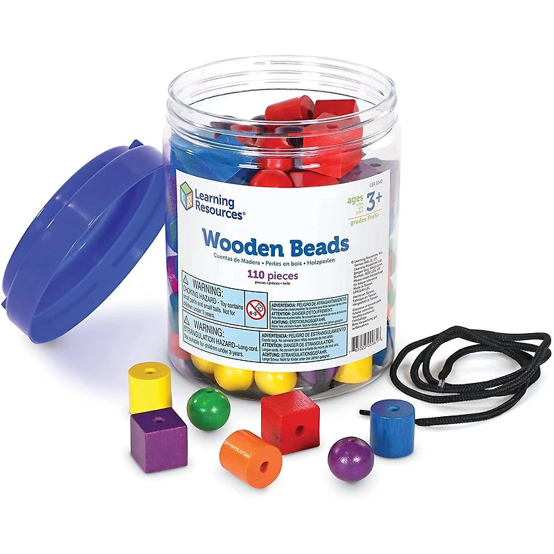 Wooden Beads - Lacing