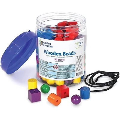 Wooden Beads - Lacing