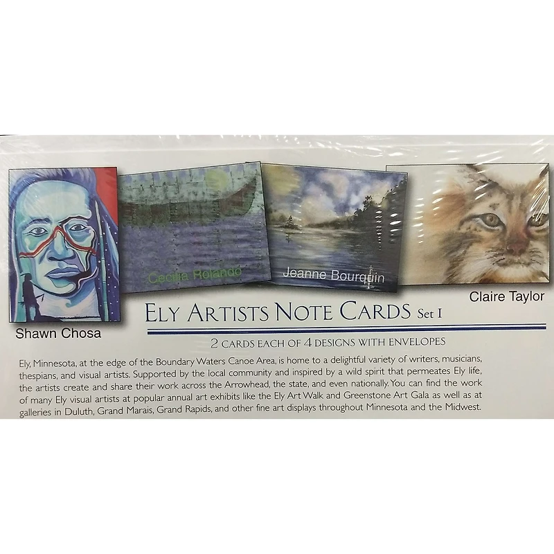 Ely Minnesota Artists Notecard Pack