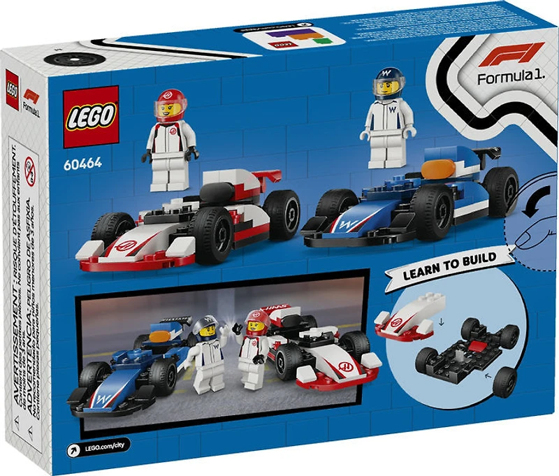 LEGO City - F1 Williams Racing & Haas F1 Race Cars