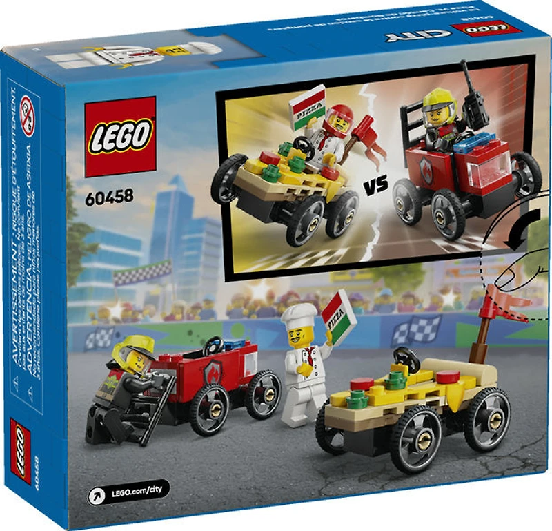 LEGO City - Pizza vs. Fire Truck Race Car Pack