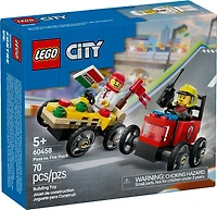 LEGO City - Pizza vs. Fire Truck Race Car Pack