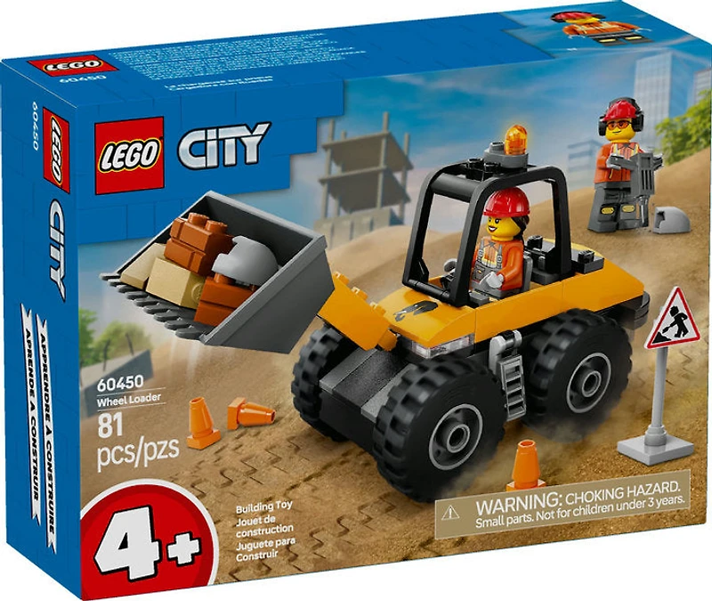 LEGO City - Yellow Construction Wheel Loader