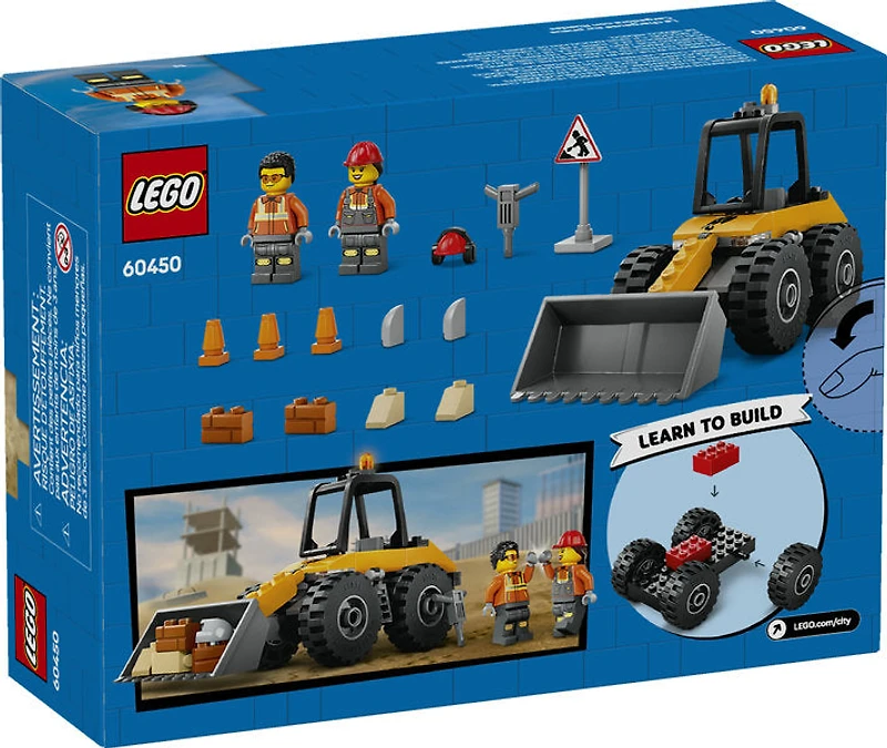 LEGO City - Yellow Construction Wheel Loader