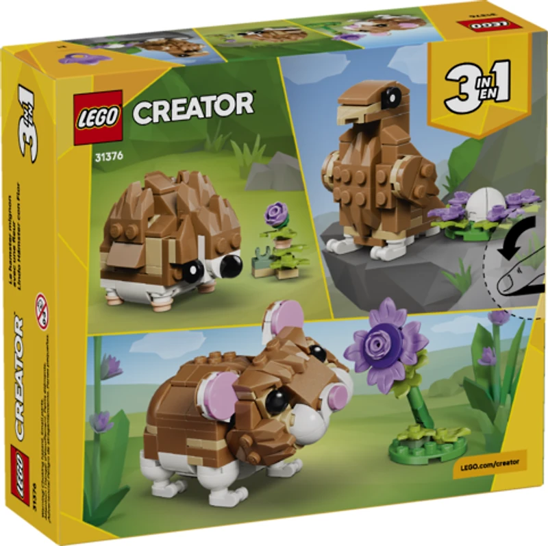 LEGO Creator 3in1 - Cute Hamster with a Flower