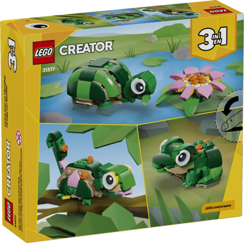 LEGO Creator 3in1 - Turtle with a Water Lily Flower