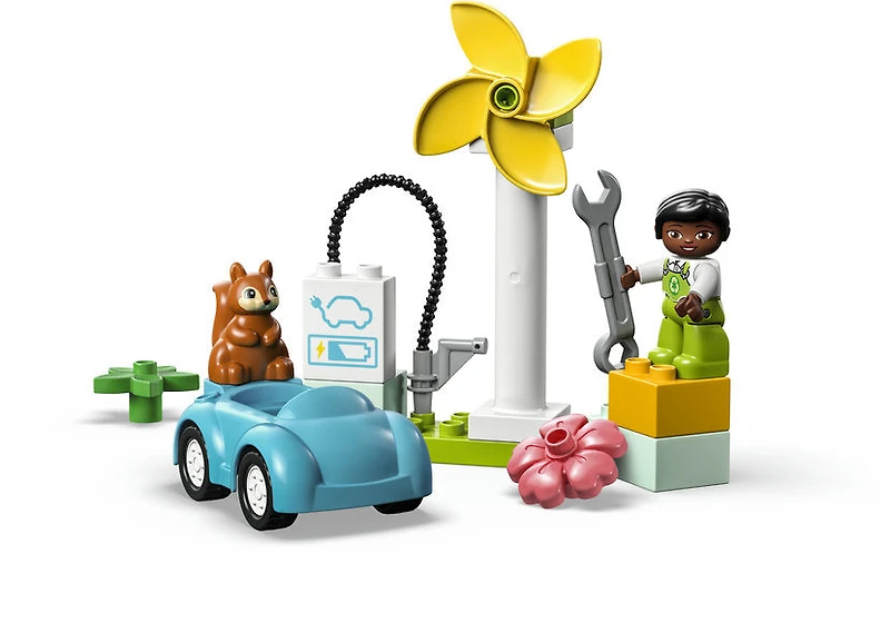 LEGO DUPLO Wind Turbine and Electric Car