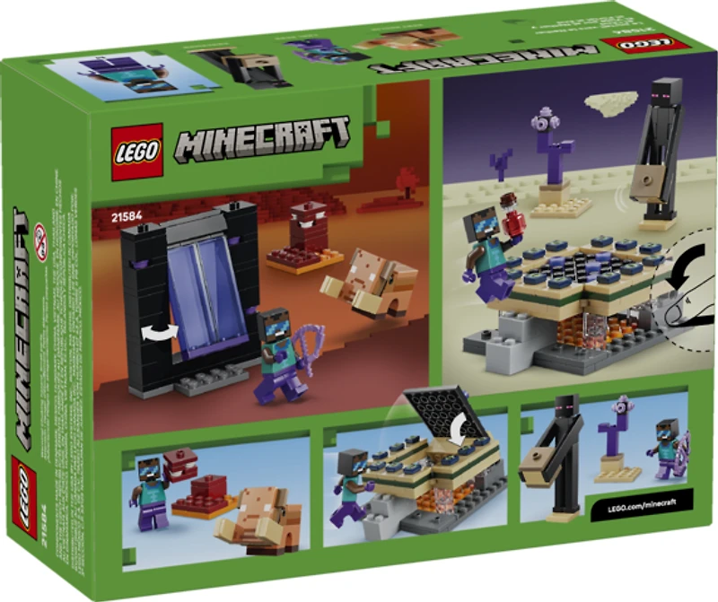 LEGO Minecraft - Nether & End Portal Journey