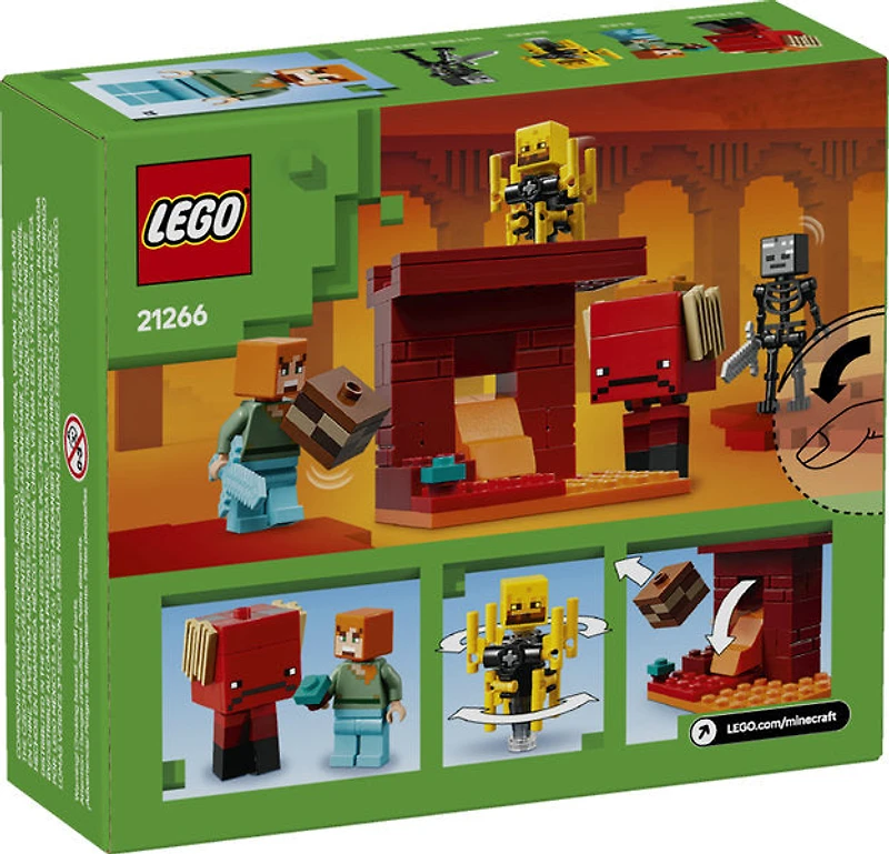 LEGO Minecraft - The Nether Lava Battle