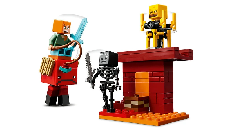 LEGO Minecraft - The Nether Lava Battle
