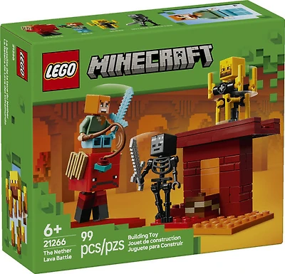 LEGO Minecraft - The Nether Lava Battle