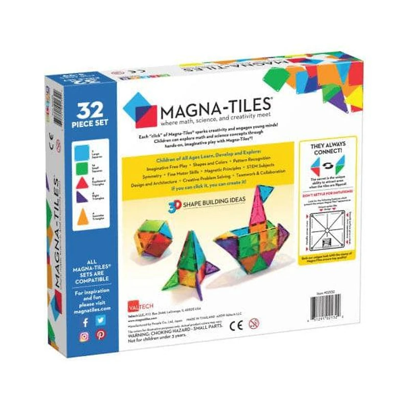Magna-Tiles 32 Piece Set