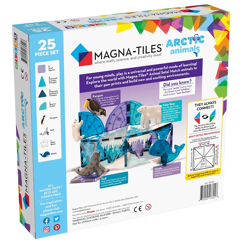 Magna-Tiles Arctic Animals 25 Piece Set