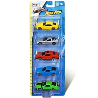 1:64 3" Fresh Metal 100 Fresh Five Cars Assorted Styles