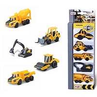Mini Work Machines 1:64 Volvo Construction 3" 5 Pack