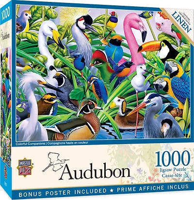 Audubon - Colorful Companions - 1000 Piece Puzzle