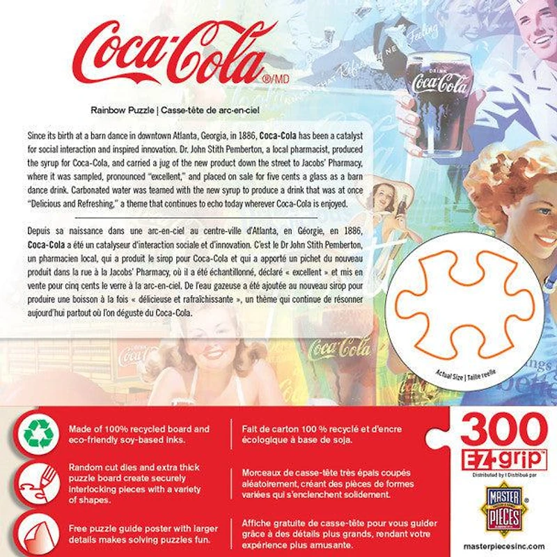 Coca-Cola - Bottles - 300 Piece EzGrip Puzzle