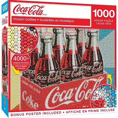 Coca-Cola - Photomosaic Bottles - 1000 Piece Puzzle