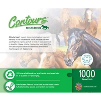 Contours - Horsing Around - 1000 Piece Shaped Puzzle