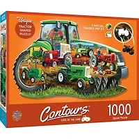 Contours - Love of the Land - 1000 Piece Shaped Puzzle