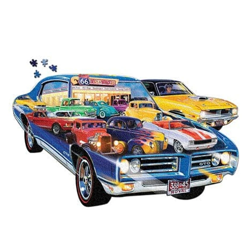 Contours - Road Trippin' - 1000 Piece Shaped  Puzzle