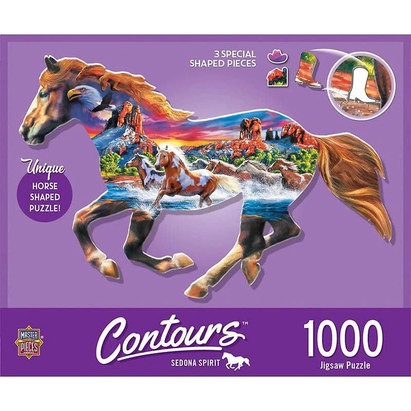 Contours - Sedona Spirit - 1000 Piece Shaped Puzzle