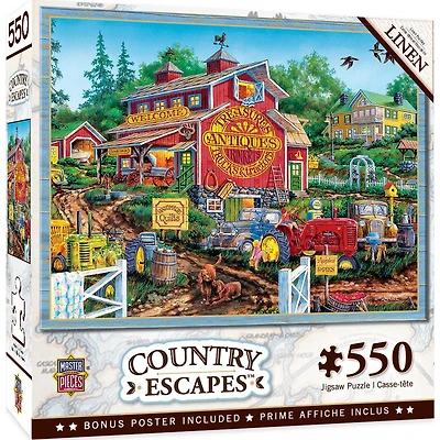 Country Escapes - Antique Barn - 550 Piece Puzzle