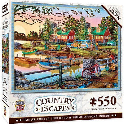 Country Escapes - Away From It All - 550 Piece Puzzle
