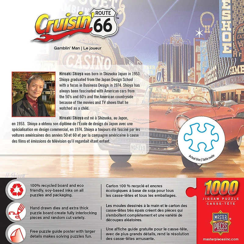 Cruisin‘ Route 66 - Gamblin Man - 1000 Piece Puzzle