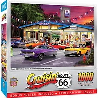 Cruisin‘ Route 66 - Route 66 Pitstop  - 1000 Piece Puzzle