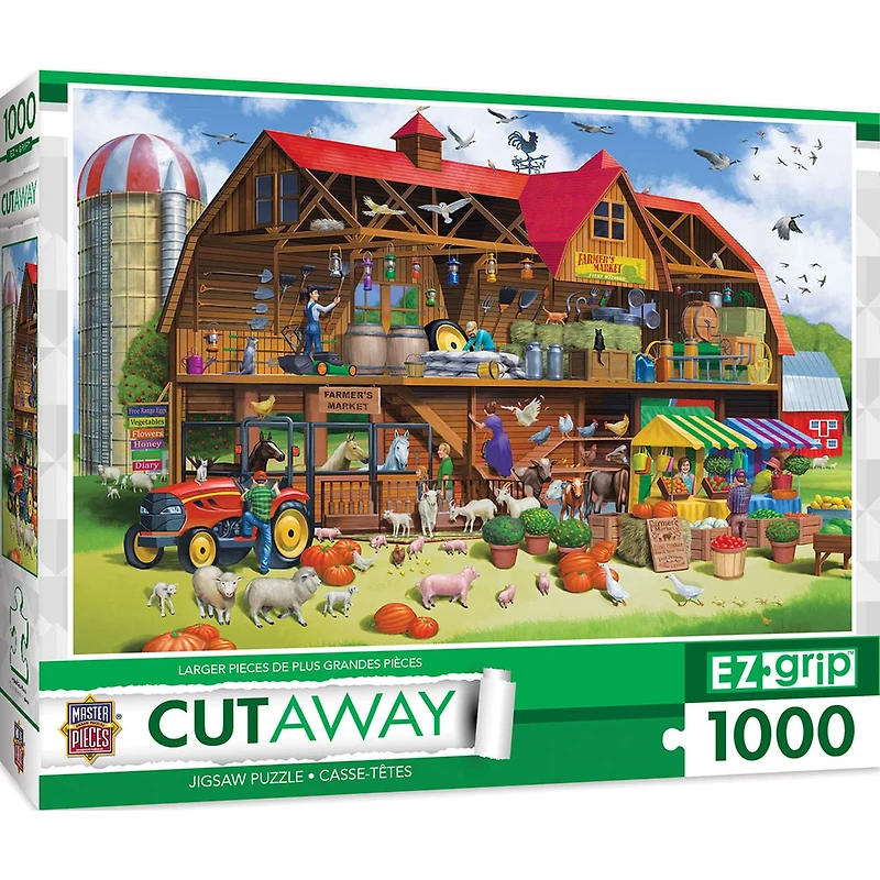 Cutaways - Family Barn - 1000 Piece EZGrip Puzzle