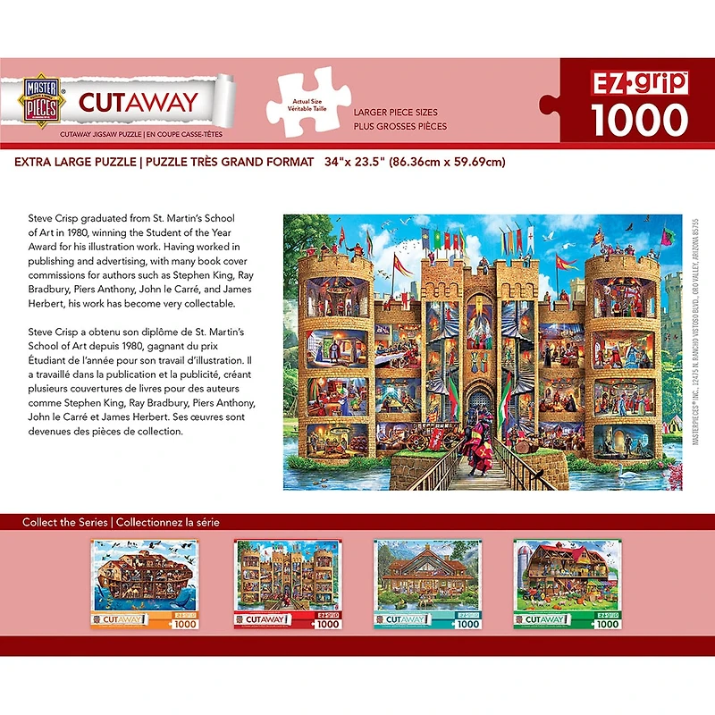 Cutaways - Medieval Castle - 1000 Piece EZGrip Puzzle