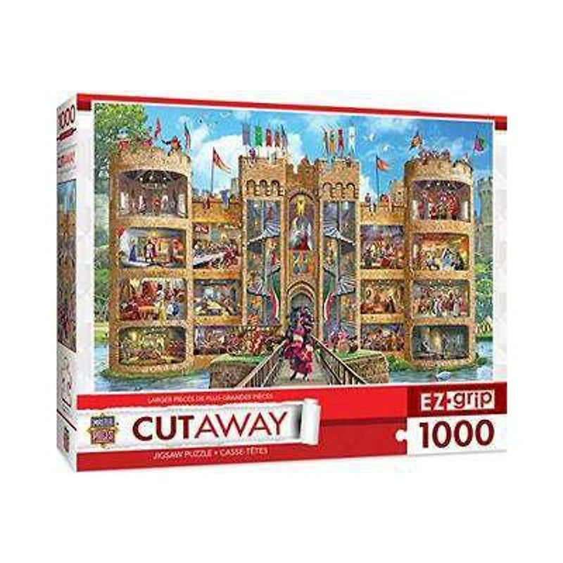 Cutaways - Medieval Castle - 1000 Piece EZGrip Puzzle