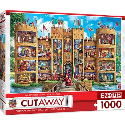 Cutaways - Medieval Castle - 1000 Piece EZGrip Puzzle