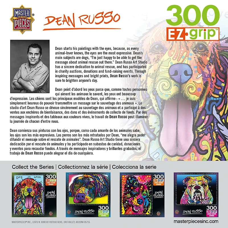 Dean Russo - Dog is Love - 300 Piece EZGrip Puzzle