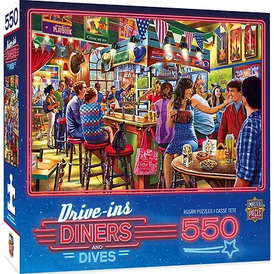 Drive-Ins, Diners, and Dives - Duffy's Sports & Suds - 550 Piece Puzzle