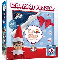 Elf on the Shelf - Advent Calendar - 12 48pc Puzzles