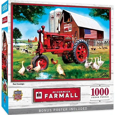 Farmall Case IH - Red Nostalgia - 1000 Piece Puzzle