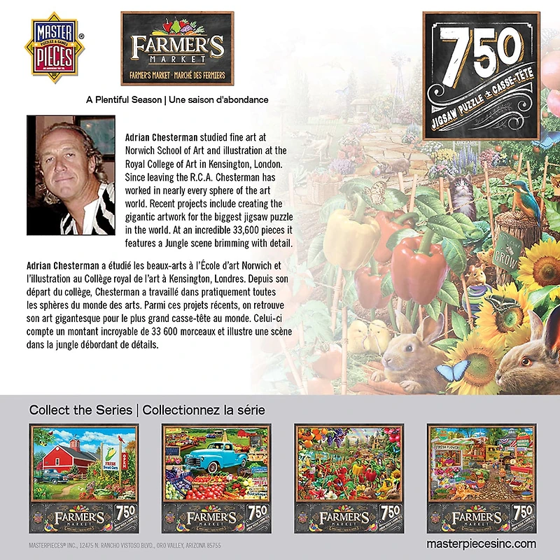 Farmer's Market - A Plentiful Season - 750 Piece Puzzle