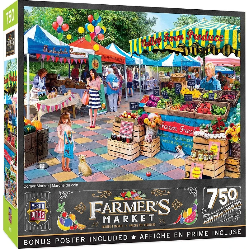 Farmer's Market - Corner Market - 750 Piece Puzzle