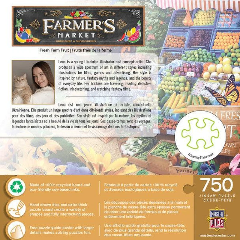 Farmer's Market - Fresh Farm Fruit - 750 Piece Puzzle