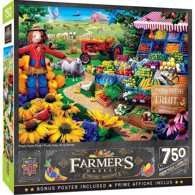 Farmer's Market - Fresh Farm Fruit - 750 Piece Puzzle