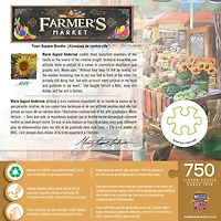 Farmer's Market - Town Square Booths - 750 Piece Puzzle